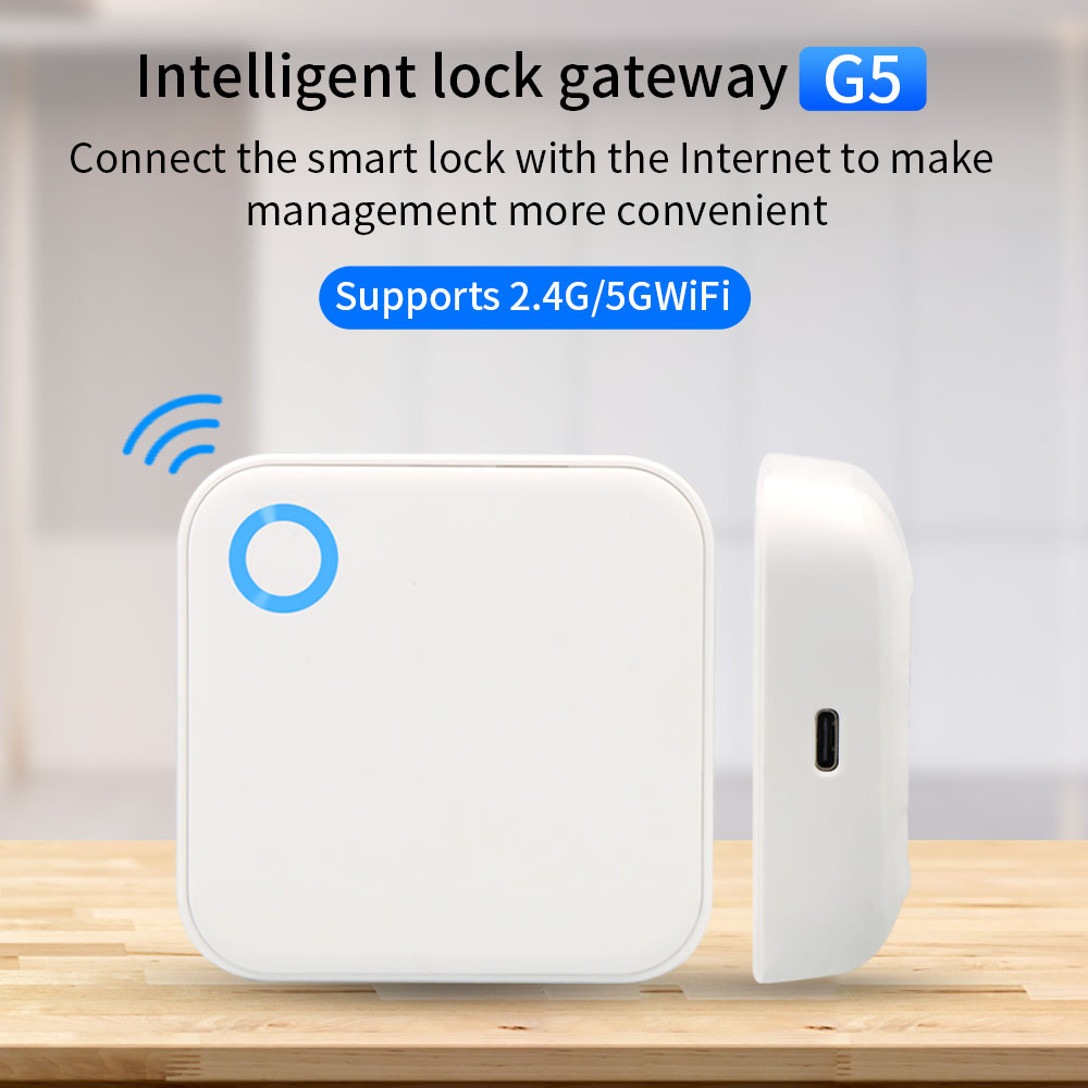 Smart Home Door Lock - 2.4G + 5G TTLOCK WIFI 게이트웨이