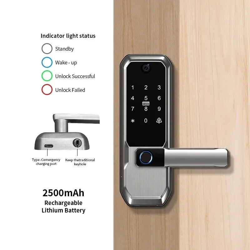 투야 와이파이 스마트 도어락, 피프홀 카메라 내장, 싱 - Smart Home Door Lock 리뷰 및 가격