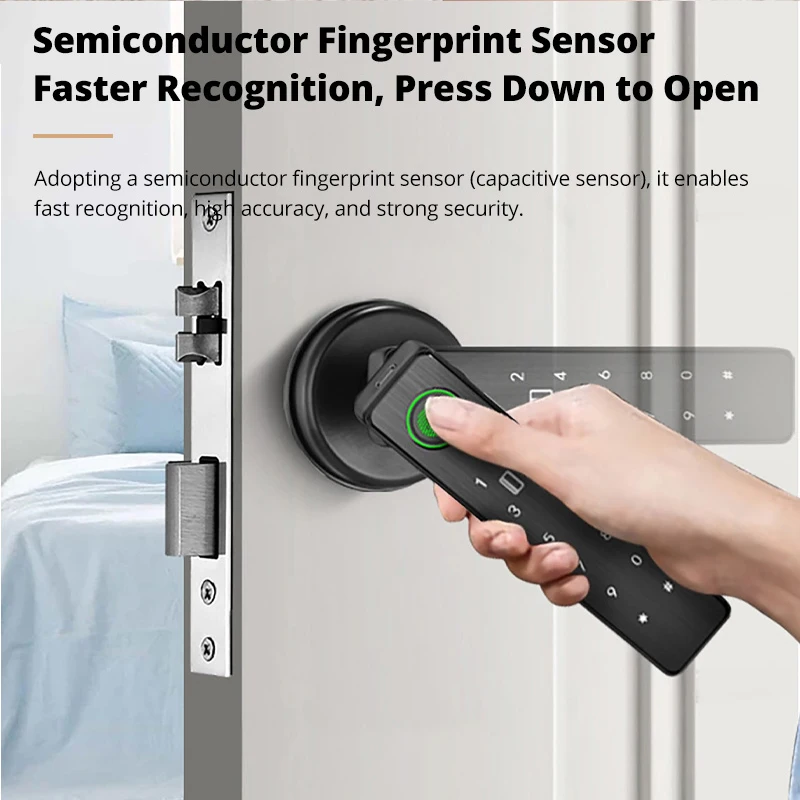 Tuya 스마트 도어락 지문 잠금 장치 원격 제어 앱  - Smart Home Door Lock 리뷰 및 가격