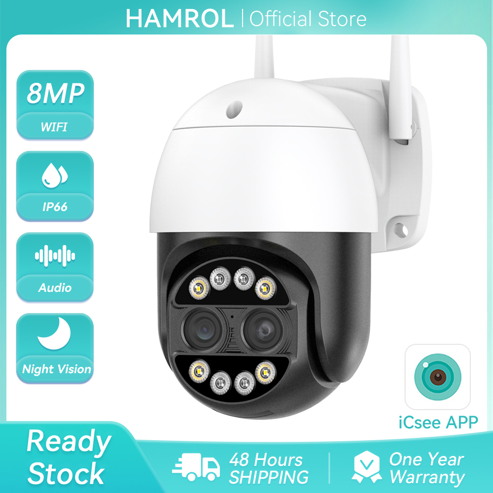 8MP PTZ WIFI 카메라 듀얼 렌즈 8배 줌 방수 - Smart Home Camera Ezviz 리뷰 및 가격