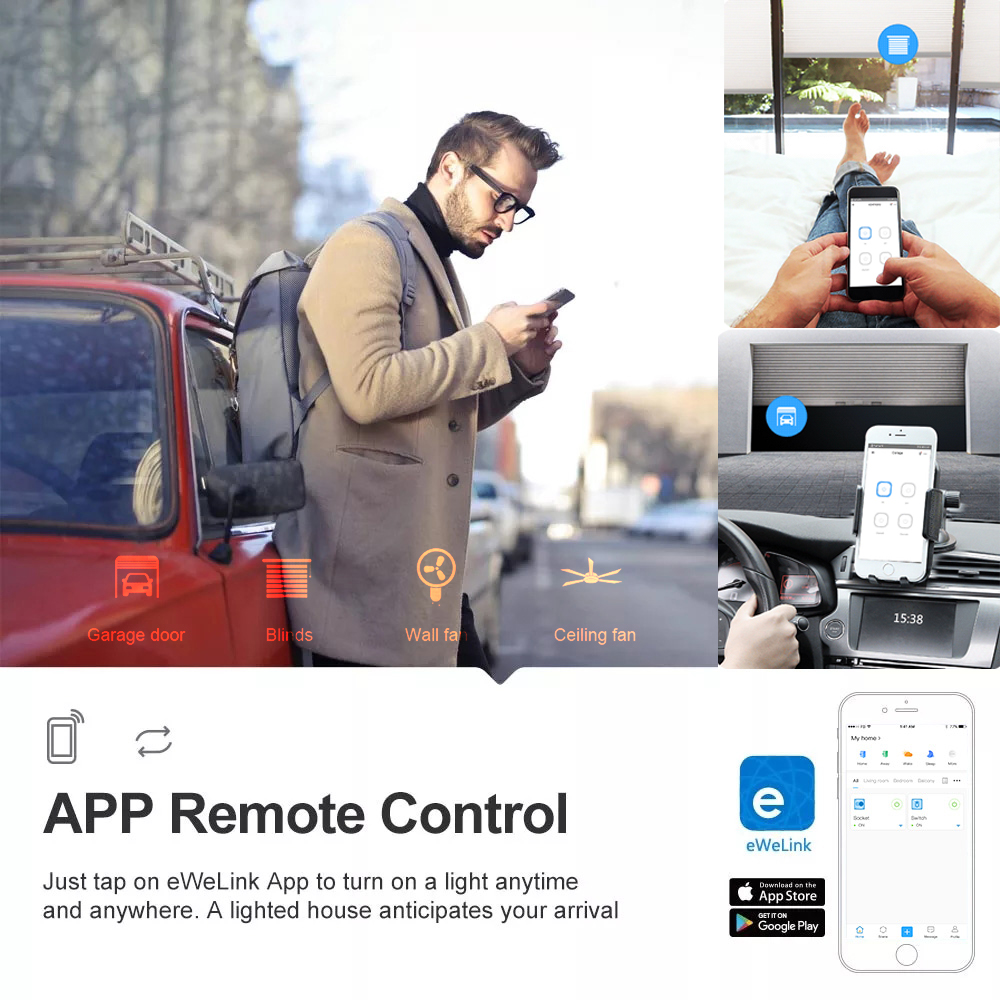 4CH EWelink 스마트 WiFi 릴레이 스위치 A - Universal Remote Smart Home 리뷰 및 가격