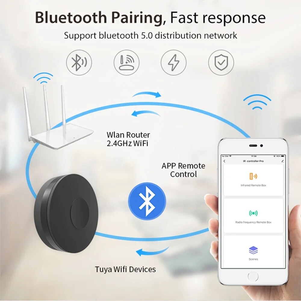 Tuya 스마트 Wifi RF IR 원격 제어 에어컨  - Universal Remote Smart Home 리뷰 및 가격